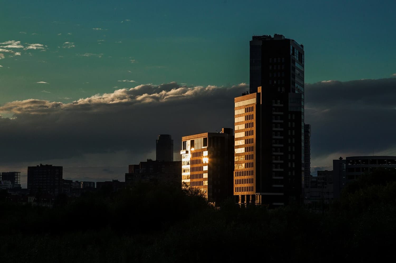 Вид на жилой комплекс