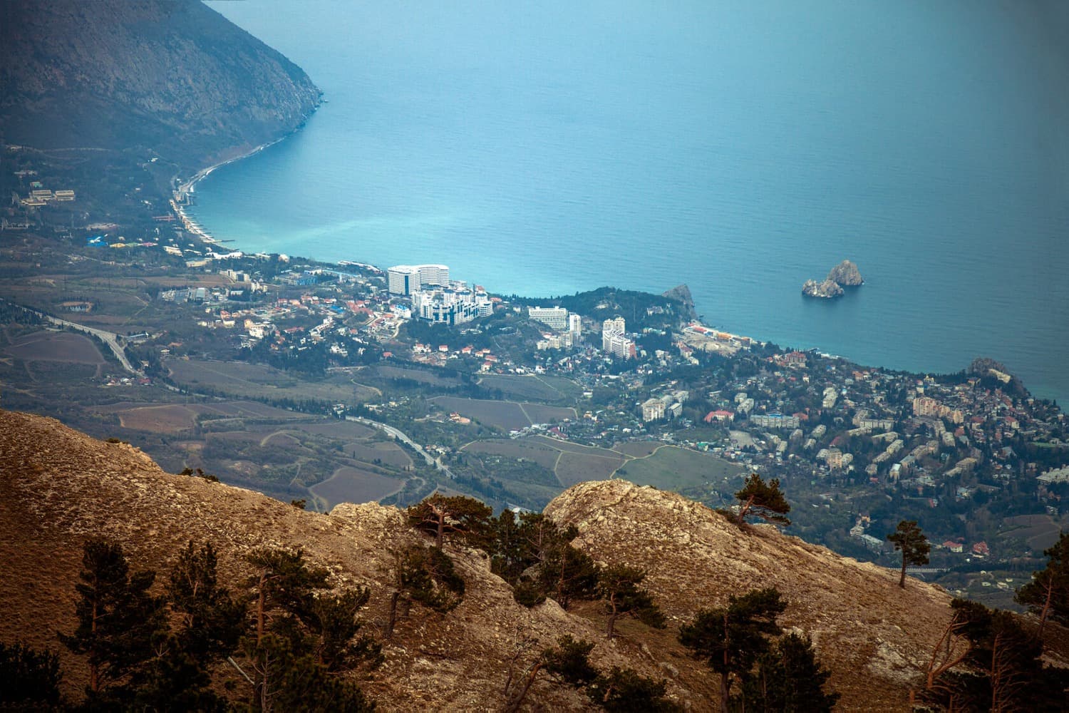 Гурзуф аэросъемка