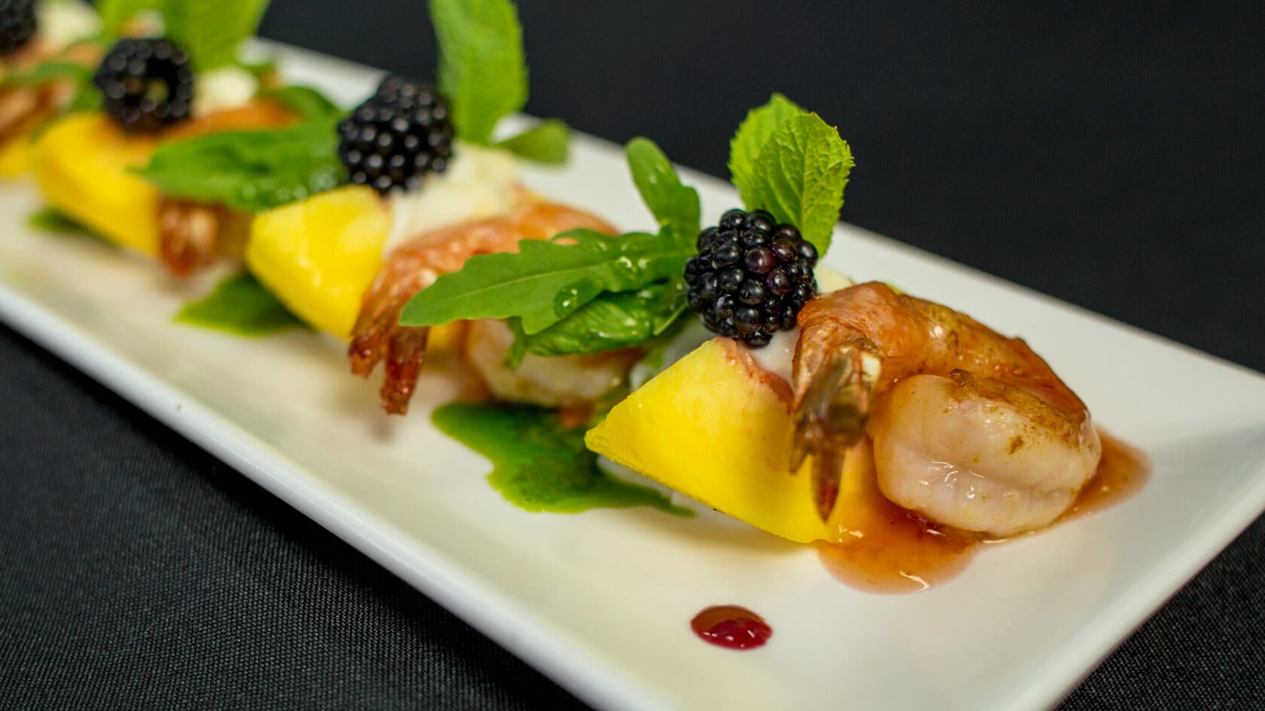 Блюдо из креветок 