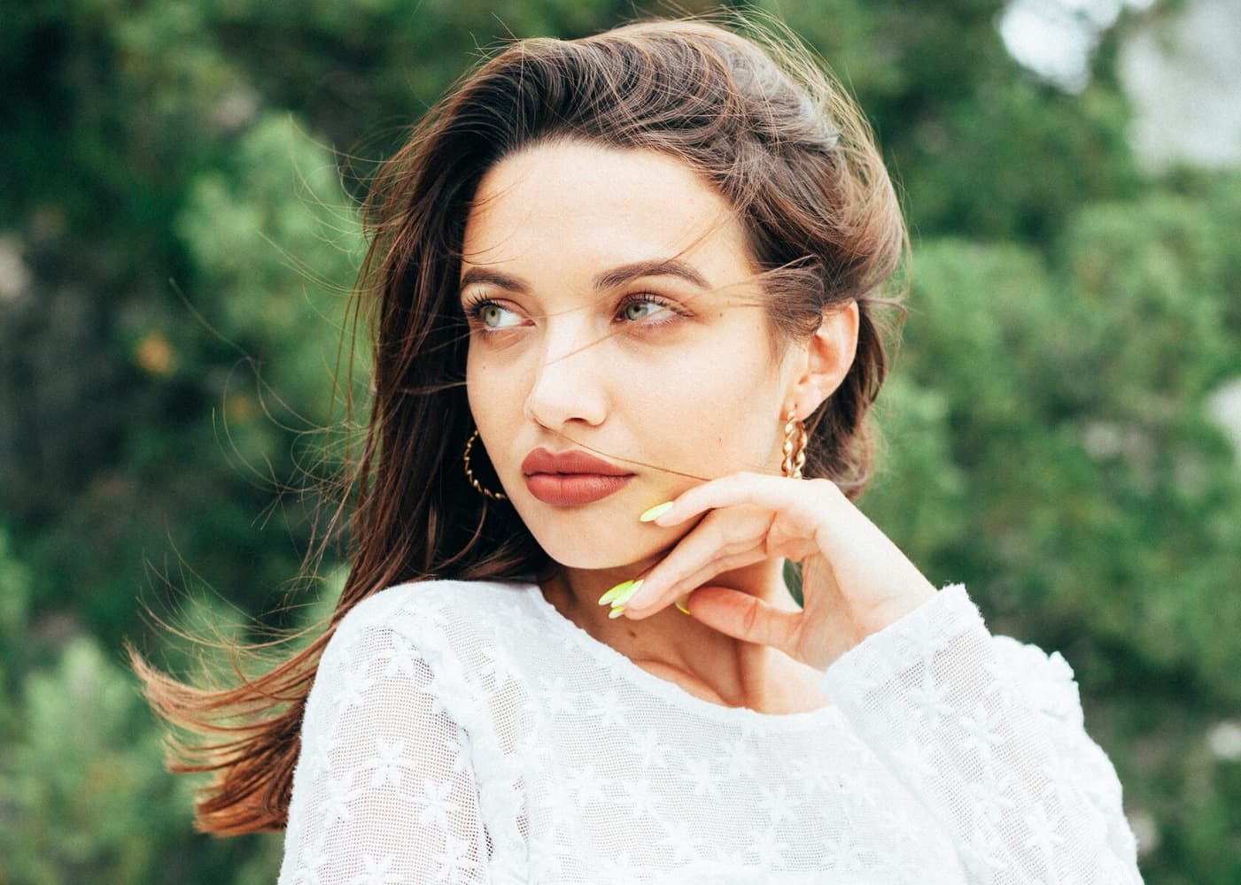 Портретная съемка девушки